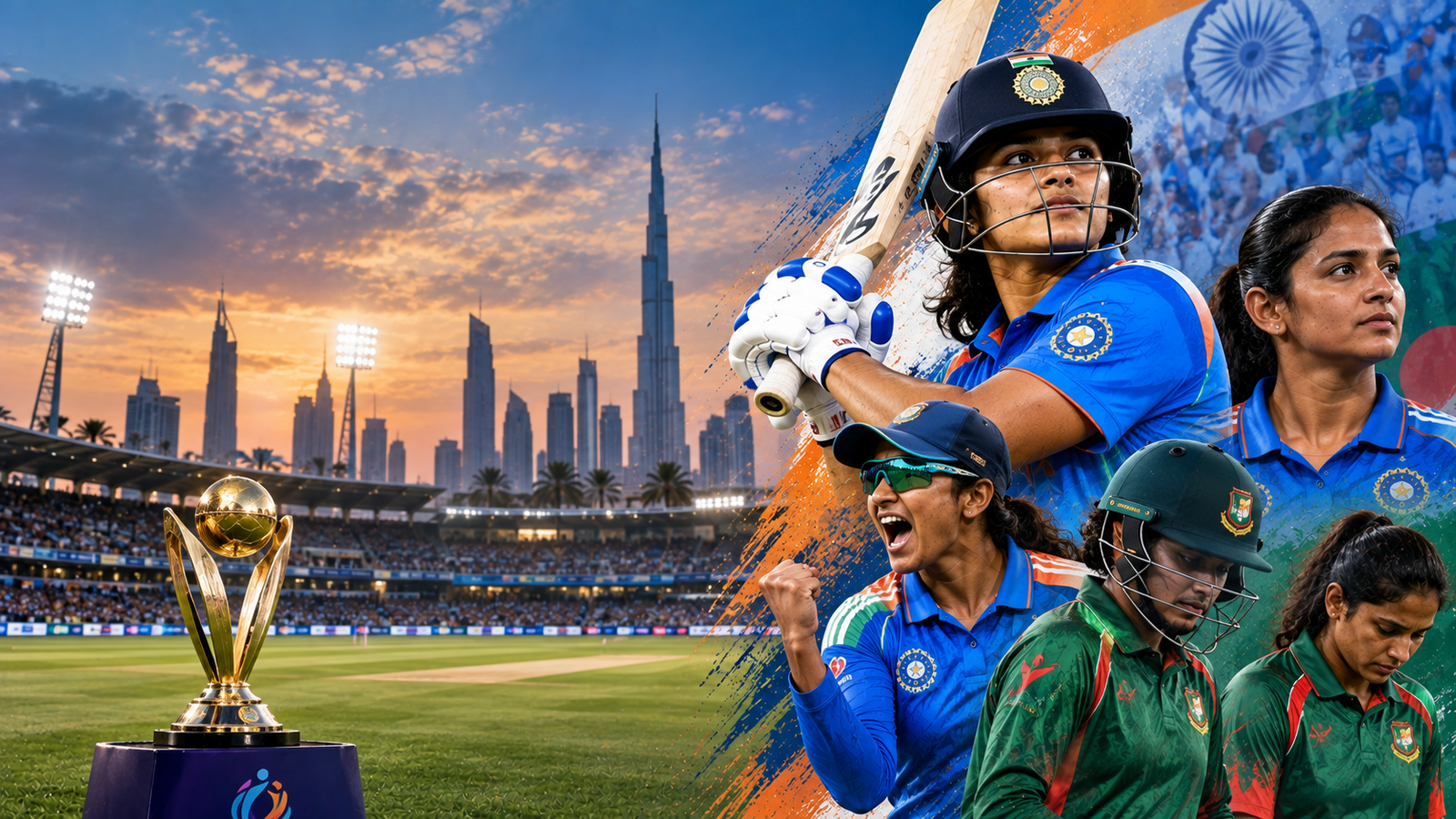 Shafali Verma and India Women celebrate 40-run win over Bangladesh in Women’s Asia Cup 2026 semi-final in Dubai